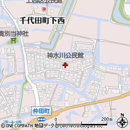 神水川公民館周辺の地図
