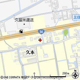 佐賀県小城市久本912周辺の地図