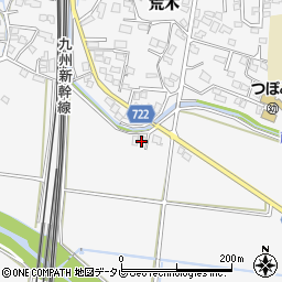 福岡県久留米市荒木町荒木2083周辺の地図