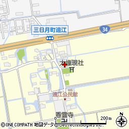 佐賀県小城市三日月町金田760-1周辺の地図