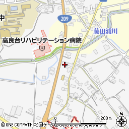 福岡県久留米市荒木町藤田1122周辺の地図