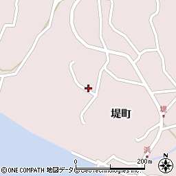 長崎県平戸市堤町129-1周辺の地図