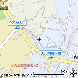 佐賀県伊万里市大川内町丙平尾2560周辺の地図
