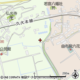 大分県由布市湯布院町川北197周辺の地図