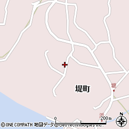 長崎県平戸市堤町134-ロ周辺の地図
