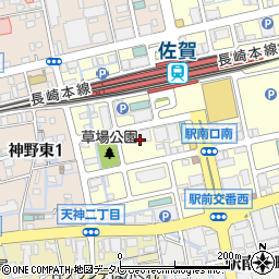 株式会社スタッフサービス　佐賀オフィス周辺の地図