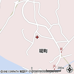 長崎県平戸市堤町109周辺の地図