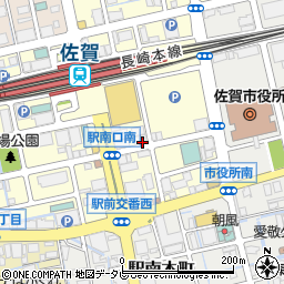 さかなや道場佐賀南口店周辺の地図