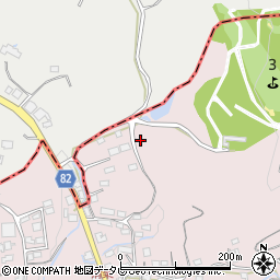 福岡県八女郡広川町日吉1150-2周辺の地図