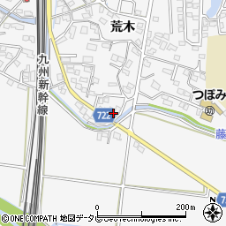 福岡県久留米市荒木町荒木2050-3周辺の地図