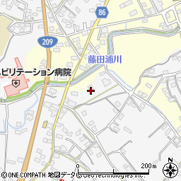 福岡県久留米市荒木町藤田1238周辺の地図