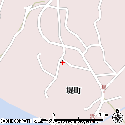 長崎県平戸市堤町108周辺の地図