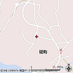 長崎県平戸市堤町108周辺の地図