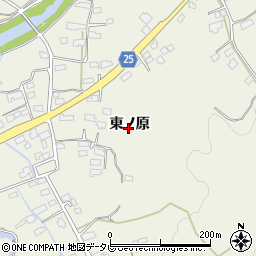 佐賀県多久市多久町（東ノ原）周辺の地図