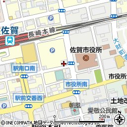 ＪＡ佐賀市中央周辺の地図