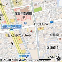 セブンイレブン佐賀兵庫南店周辺の地図