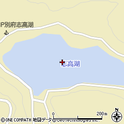 志高湖周辺の地図