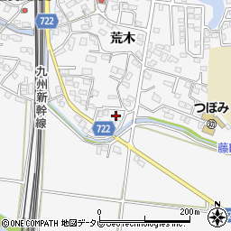 福岡県久留米市荒木町荒木1897-43周辺の地図