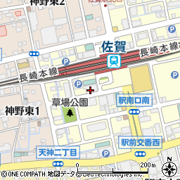 株式会社ワークスタッフ　佐賀営業所周辺の地図