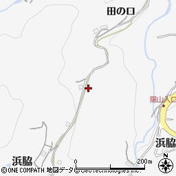 大分県別府市田の口2組周辺の地図