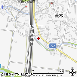 福岡県久留米市荒木町荒木1887-1周辺の地図