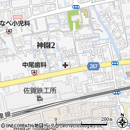 松尾佐賀停車場線周辺の地図