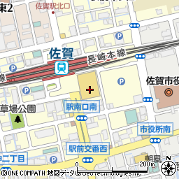 佐賀駅つるた歯科周辺の地図