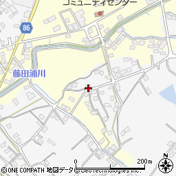 福岡県久留米市荒木町藤田1315-3周辺の地図