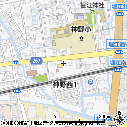 松尾佐賀停車場線周辺の地図