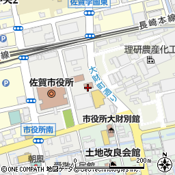 九州農政局　佐賀地域センター消費安全グループ周辺の地図