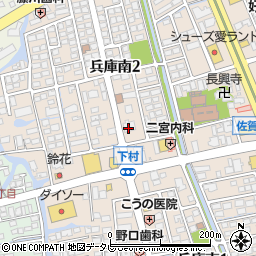 建設業協会佐賀周辺の地図