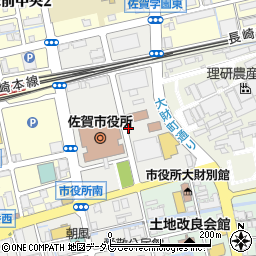 佐賀県佐賀市栄町周辺の地図