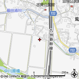 福岡県久留米市荒木町荒木2111周辺の地図