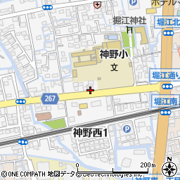 副島紙文具　神野店周辺の地図