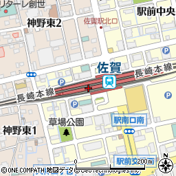 萬坊佐賀デイトス店周辺の地図