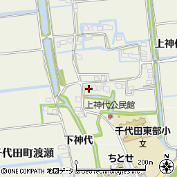 佐賀県神埼市上神代1857周辺の地図