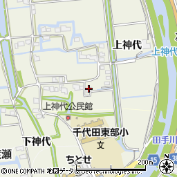 佐賀県神埼市上神代1684周辺の地図