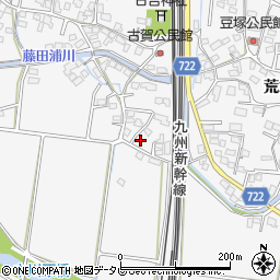 福岡県久留米市荒木町荒木1786周辺の地図