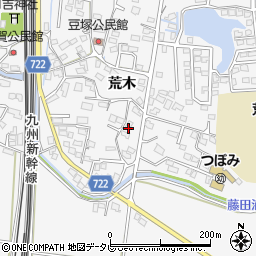 福岡県久留米市荒木町荒木1900周辺の地図