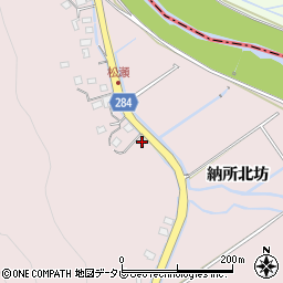 佐賀県多久市東多久町納所北坊2151周辺の地図