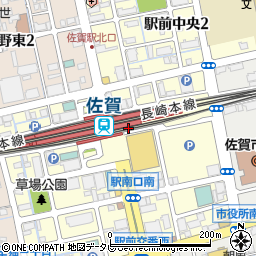 陶器たて石　佐賀駅店周辺の地図