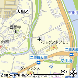 佐賀県伊万里市二里町大里乙44周辺の地図