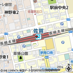 佐賀共栄銀行ＪＲ佐賀駅店 ＡＴＭ周辺の地図