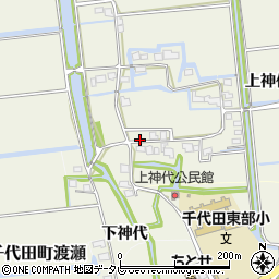 佐賀県神埼市上神代1791周辺の地図