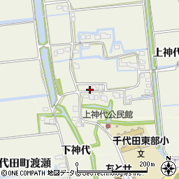 佐賀県神埼市上神代1858周辺の地図