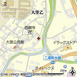 佐賀県伊万里市二里町大里乙1096周辺の地図