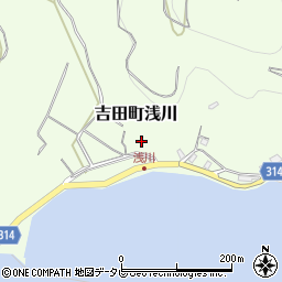 愛媛県宇和島市吉田町浅川169周辺の地図