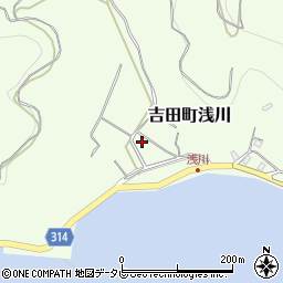 愛媛県宇和島市吉田町浅川187周辺の地図
