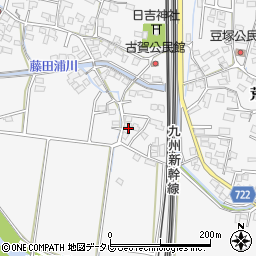 福岡県久留米市荒木町荒木1783周辺の地図