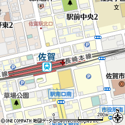 ロッテリア佐賀駅店周辺の地図